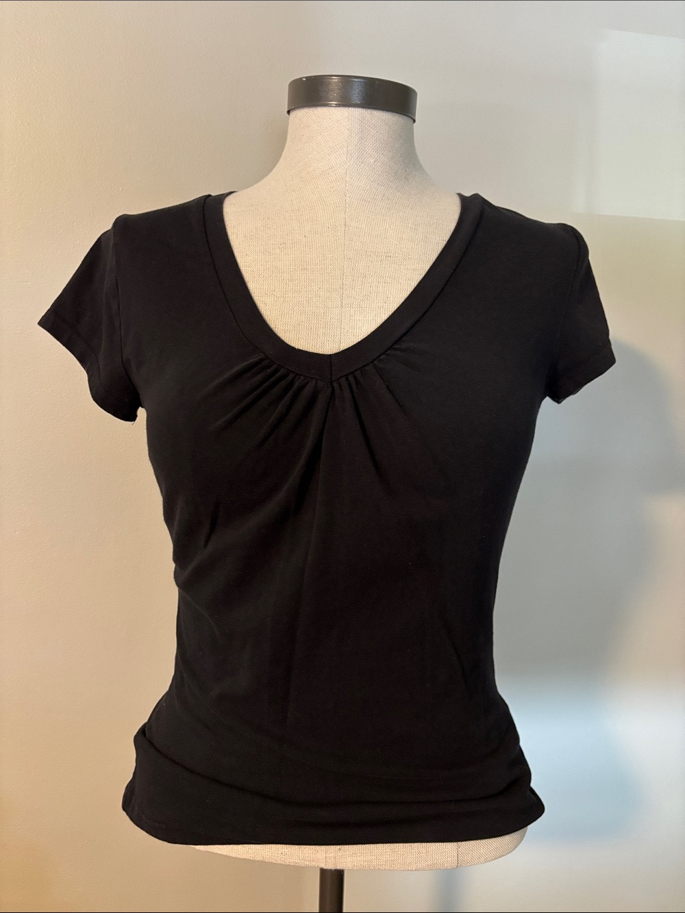 Classic Black V-Neck Women's Tee